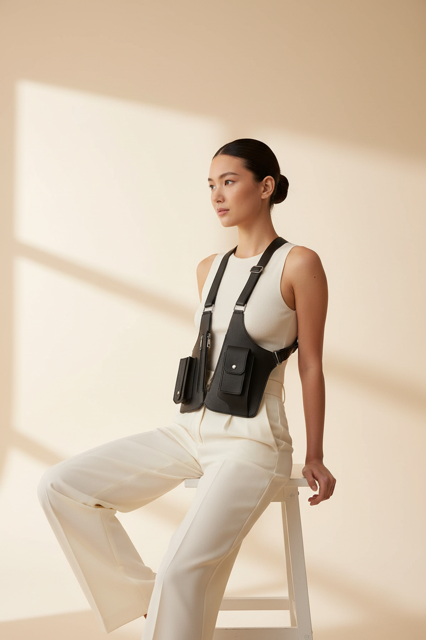 Baevara Black – Seated Editorial