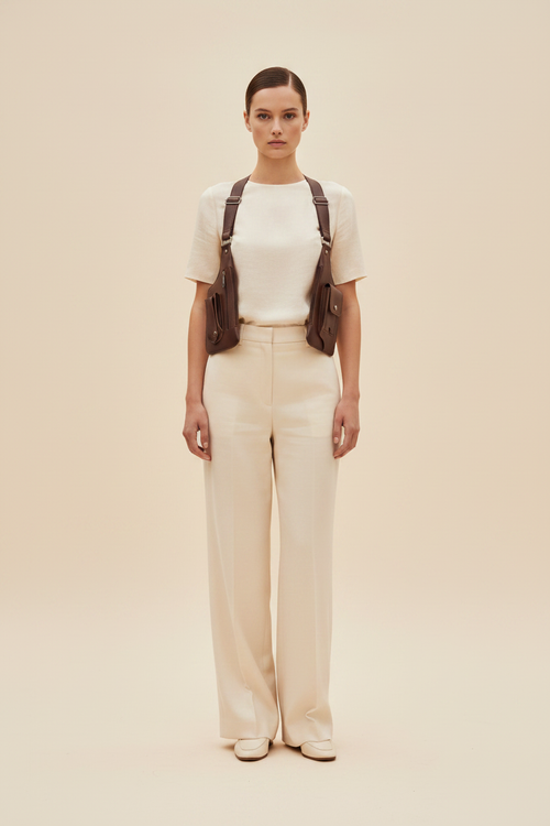 Baevara Brown – Two Separated Pouches, No Belt