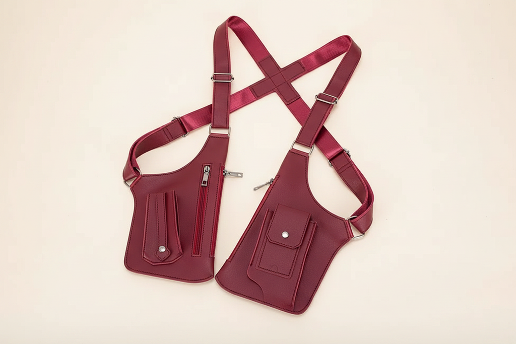 Baevara Burgundy – Same Angle, Cream Background