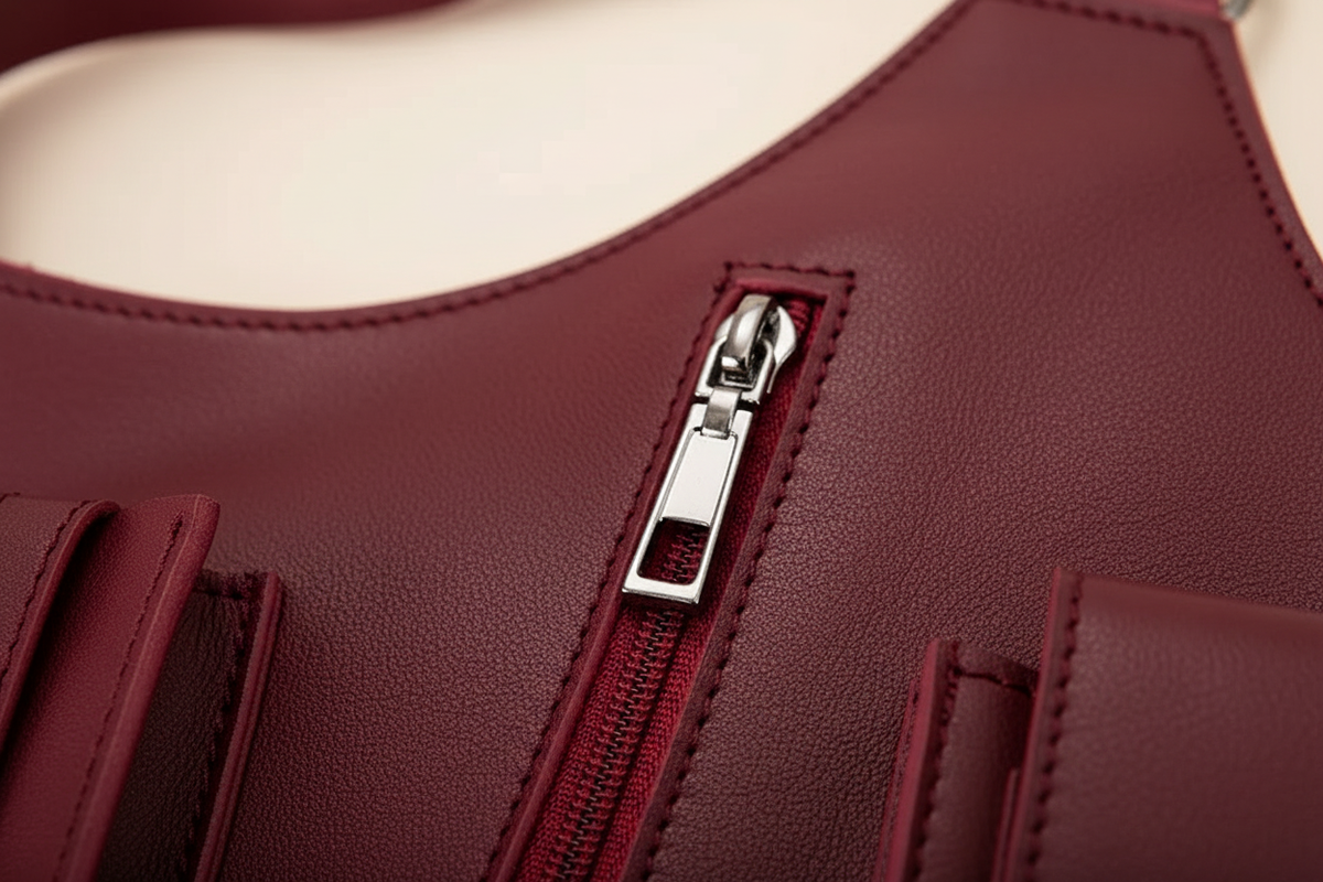 Baevara Burgundy – Texture Detail